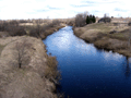 Река Кебь, вид со второго моста