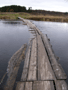 Наплавной мост в деревне Марьинское
